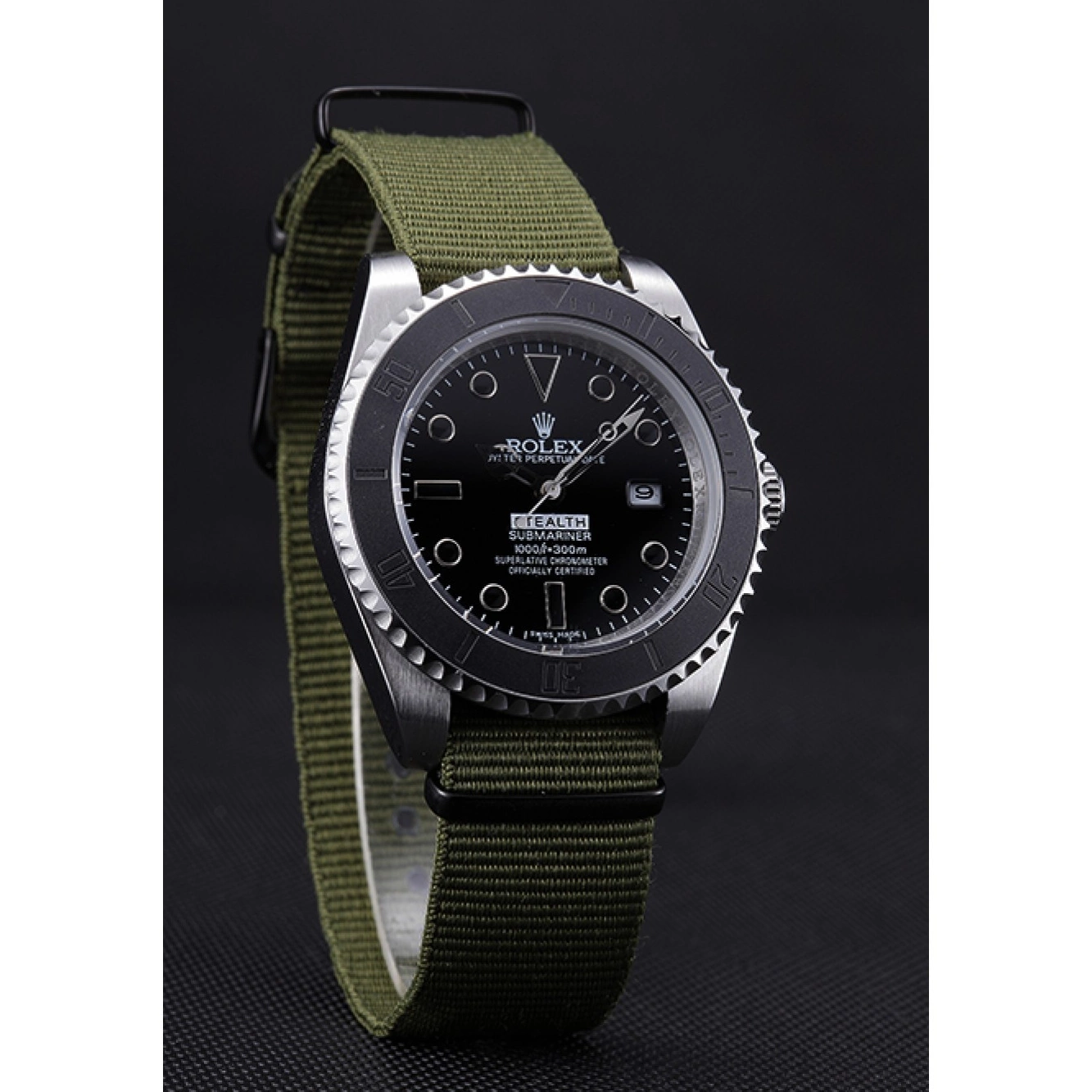 AAA Replica Watches Rolex Submariner 621990 Olive Stealth 0602